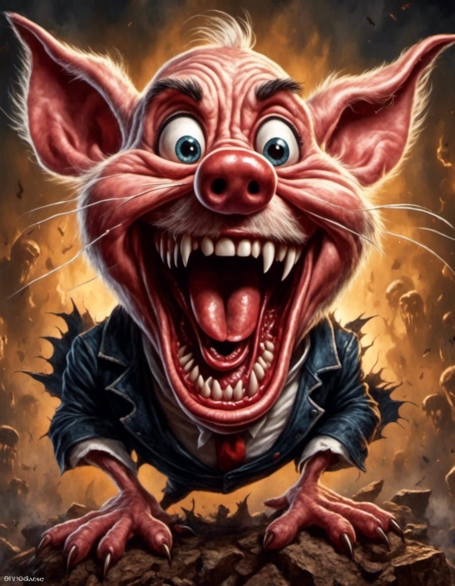 Screamo Porky Pig