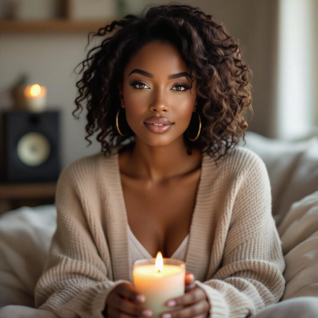 Kaelani Tate: Ultra-Realistic Portrait with Cinematic Lighti...