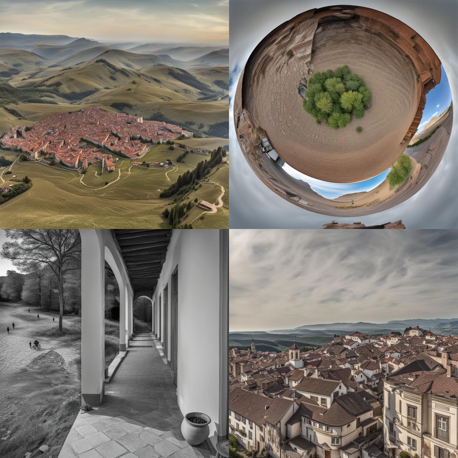 AI-Generated Panorama View