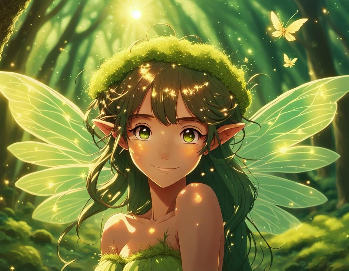 Green Forest Fairy - anime 5