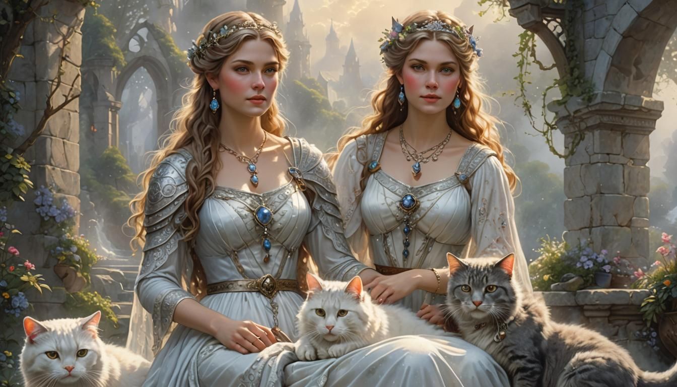 Freya, Goddess of Love and Magic in Ethereal Style