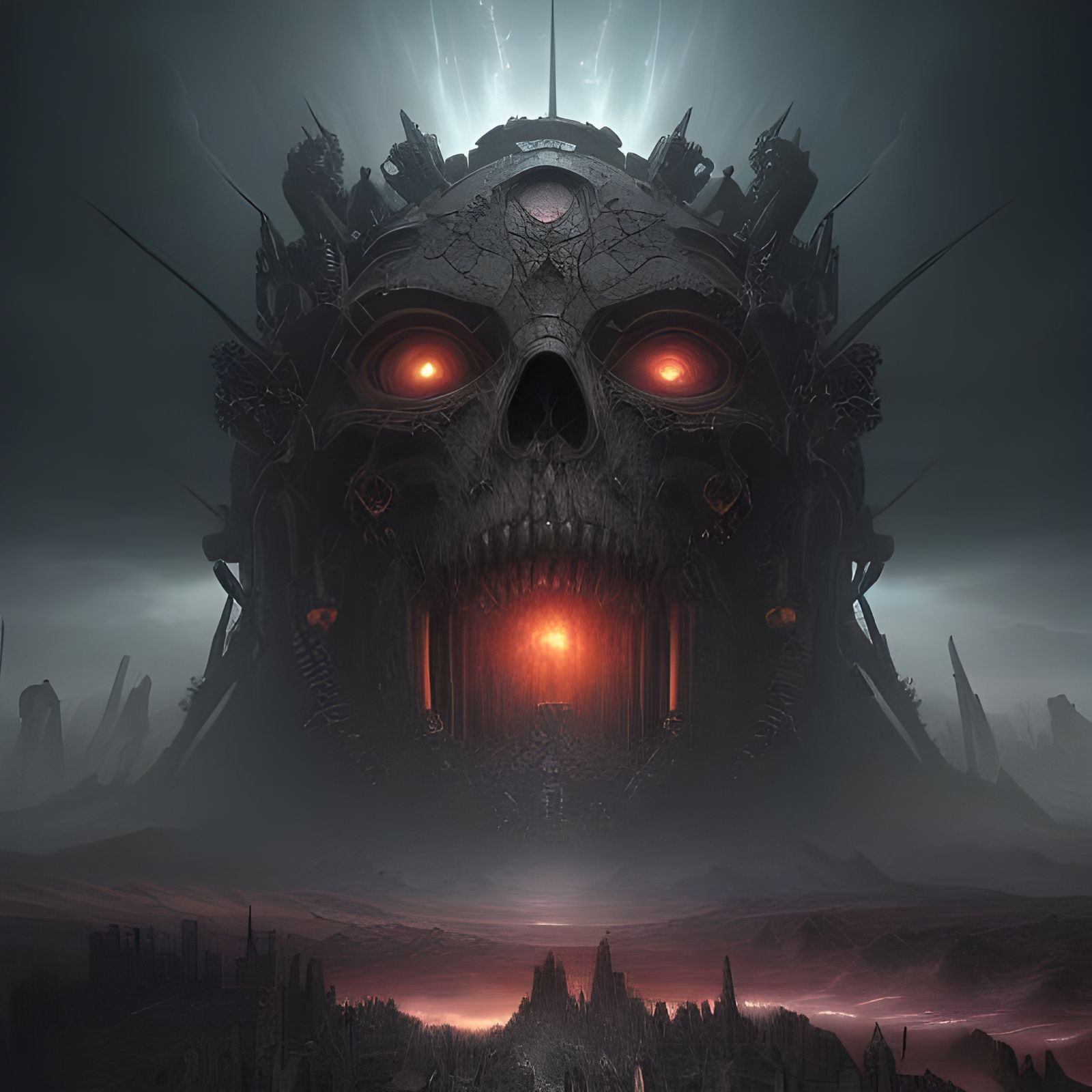 Apocalyptic World's End: Dramatic Digital Matte Painting