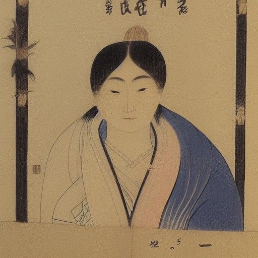 Sumi Ink Wash Painting Inspired by Death Poem