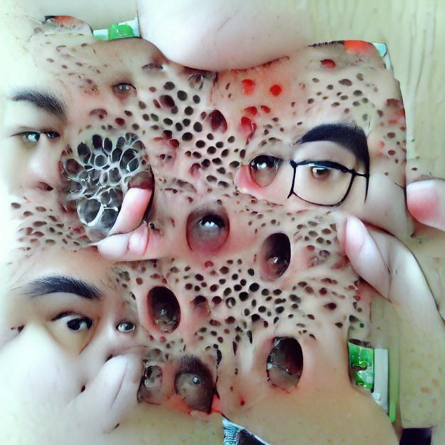 Disturbing Cluster of Small Holes