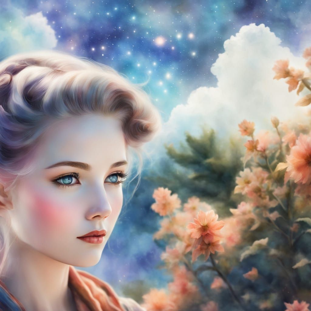 Pleiadian Being Makes Cosmic Introduction in Vintage Waterco...