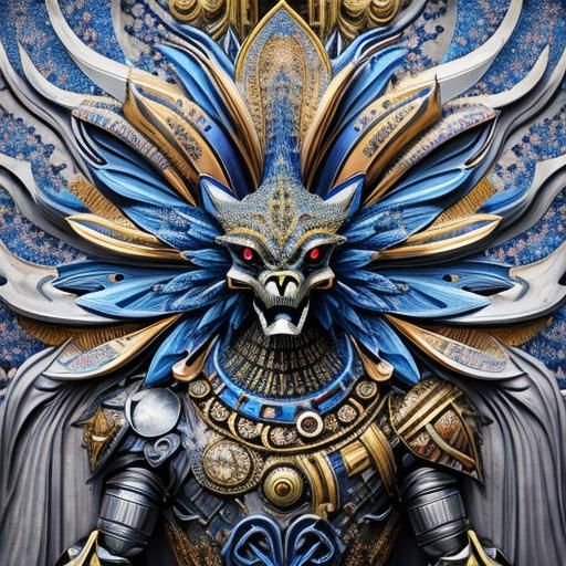 Psychedelic Heraldry in Surreal CGI