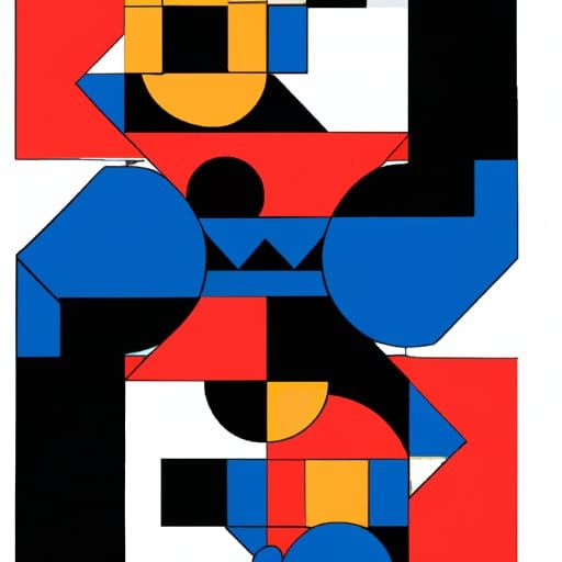 World Cup in Geometric Pop Art Style