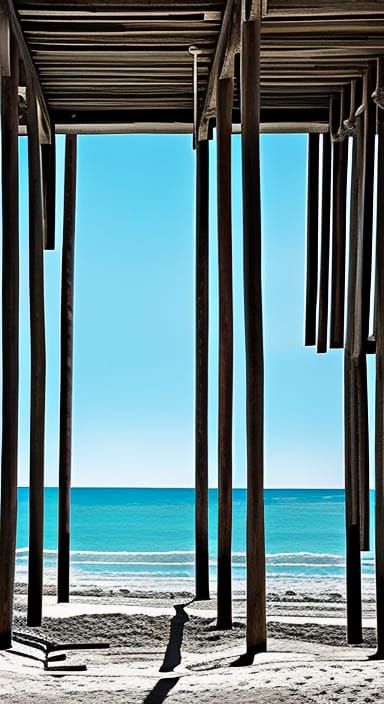 Rotten Beach House in Maximalist Art Deco Style