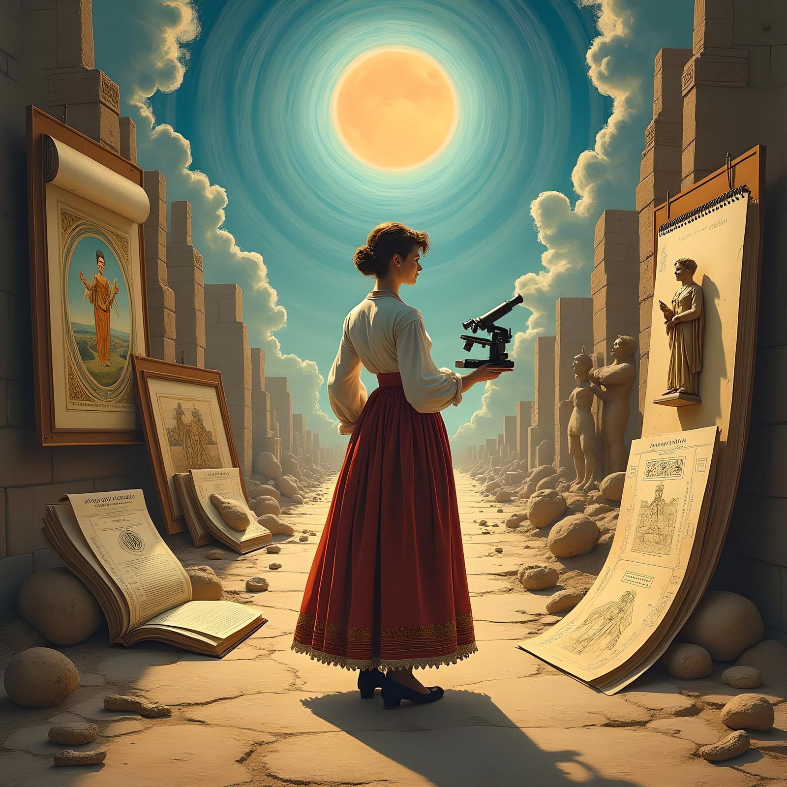 Historian at the Crossroads of Science and Art