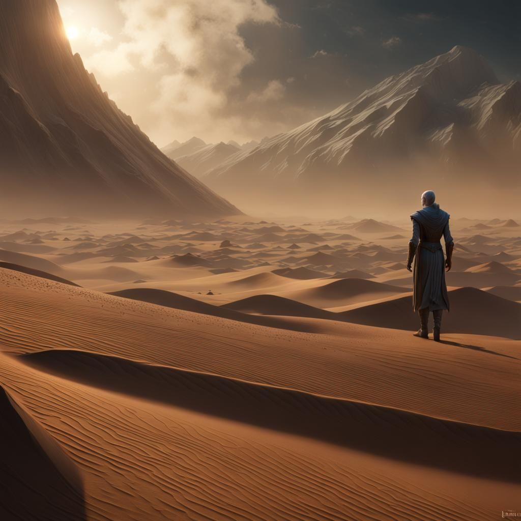 Dune Bene Gesserit in Detailed Matte Painting