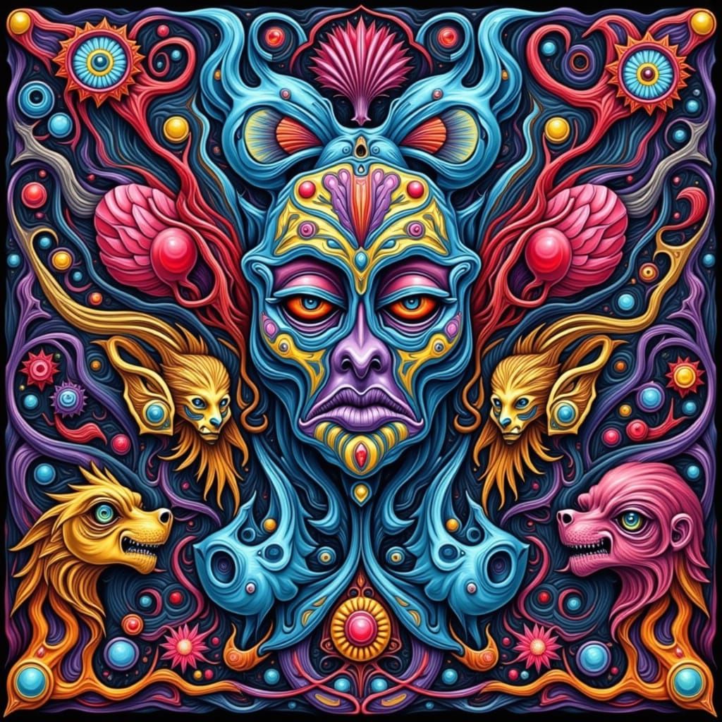 Stylized Caricature in an Abstract Style