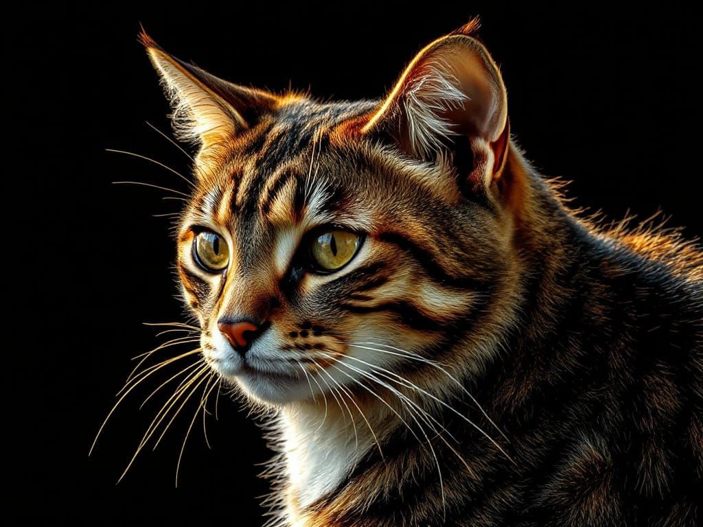 Generative iterations of cat, vertical compartmentalised ill...