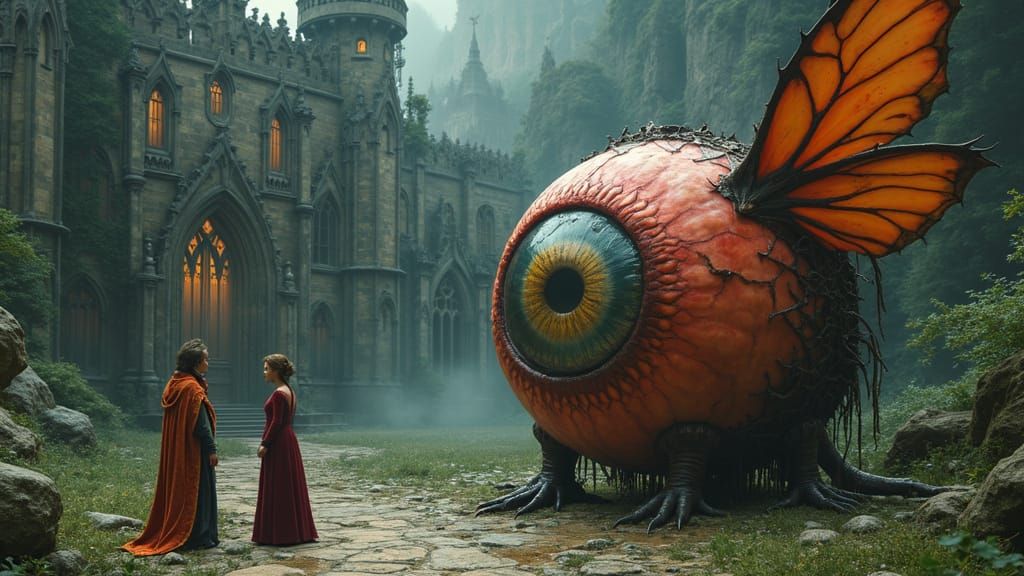 Gelatinous Eyeball Engages in Mysterious Conversation with R...