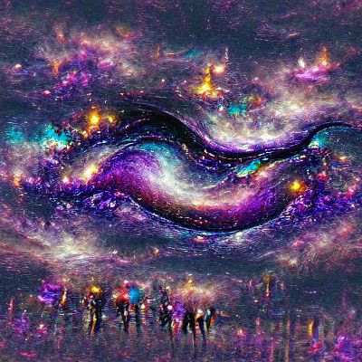 Infinite Galaxy of Stars and Nebulas