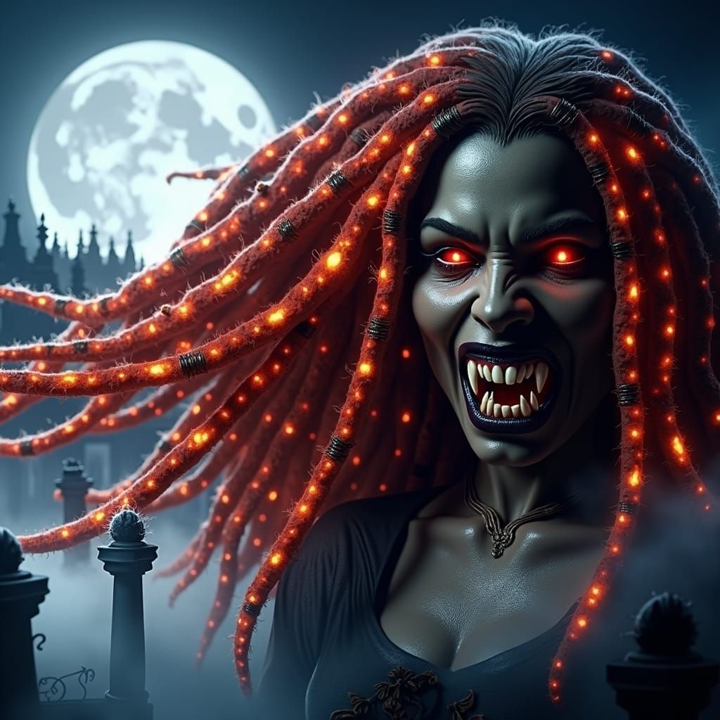 Haunted Mansion Inferno: A Gothic Horror Masterpiece