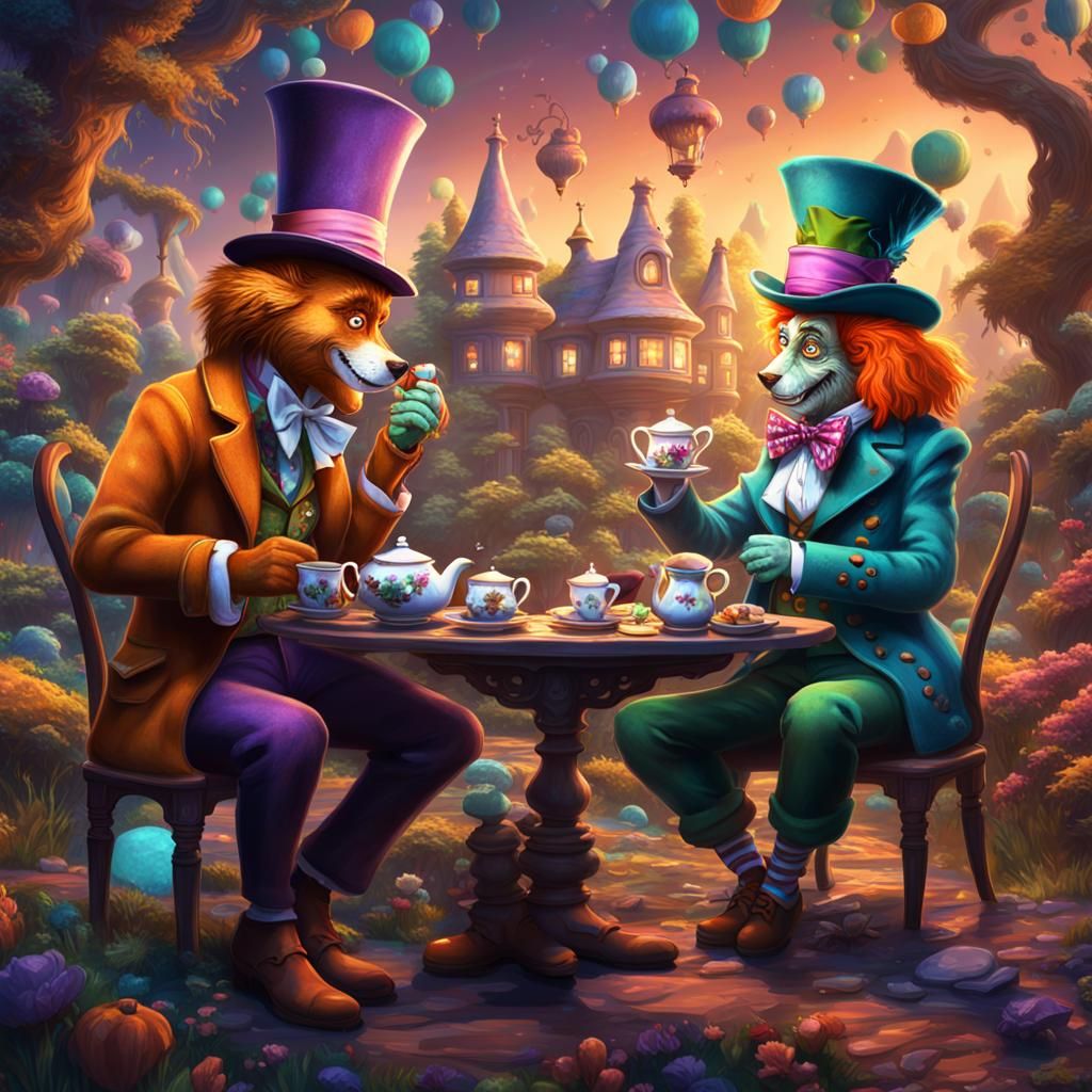 Scooby Doo and Shaggy's Impressionistic Tea Party