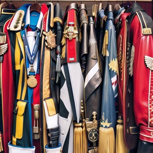 Detailed 3D Rendering of Coins, Medals and Bones