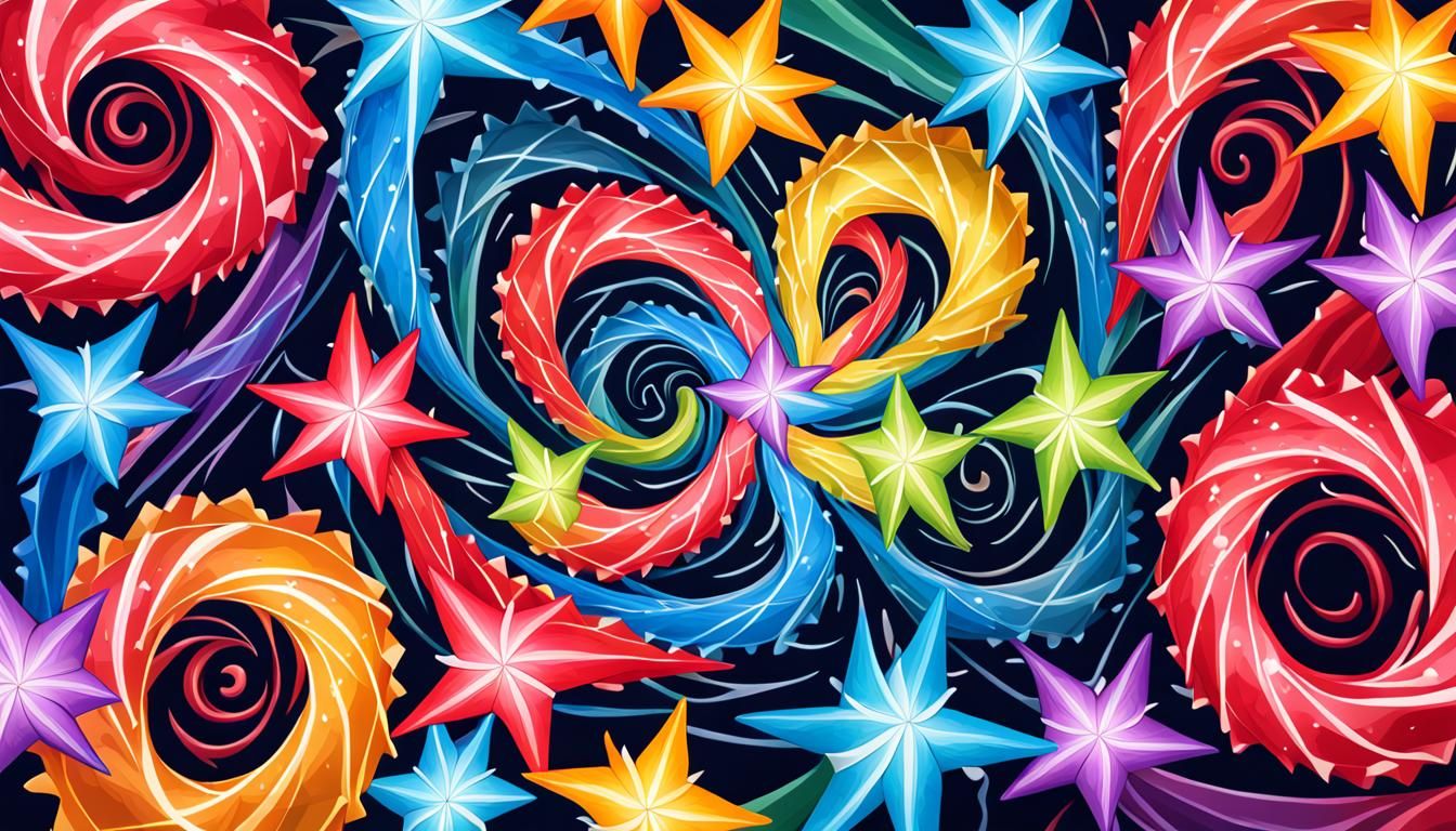 Swirling Jelly Stars in a Tornado Maelstrom