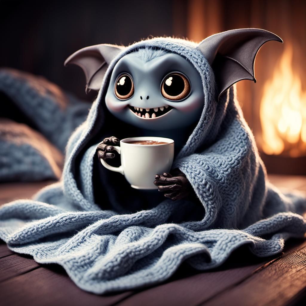 Cute Monsters: Ghost, Bat, and Shy Monster