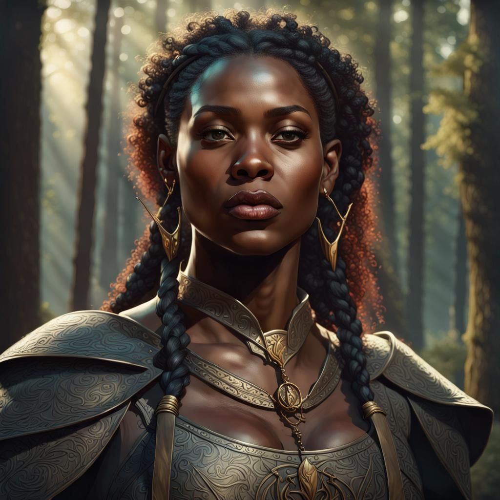 Epic Medieval Archer Portrait with Dynamic Lighting