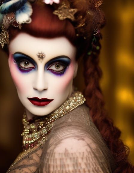 realistic haunted portrait series