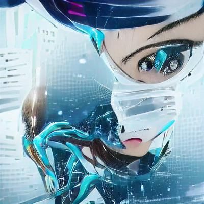Rina Tennoji Digital Anime Portrait