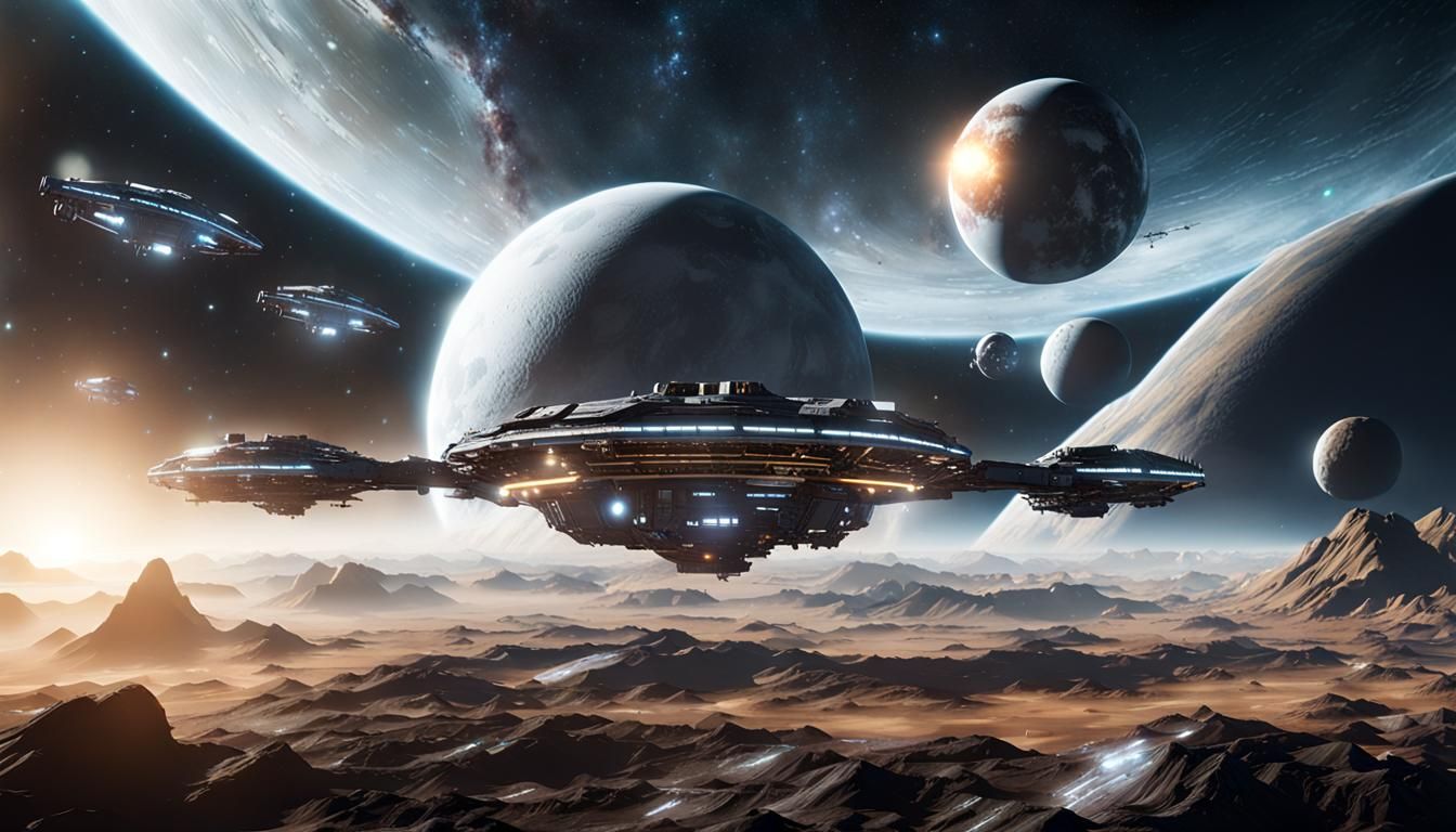 Spacecrafts in a new Interstellar System