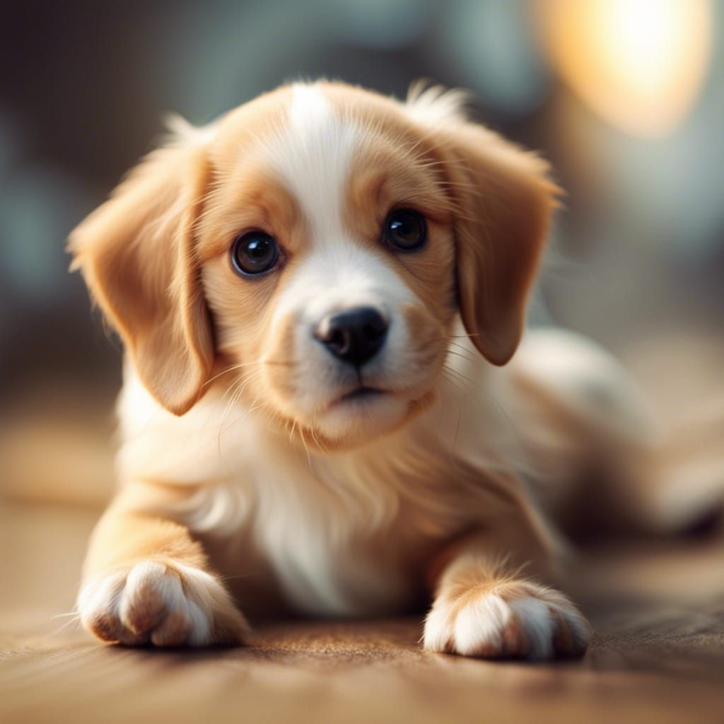 Cute Puppy Generated by AI