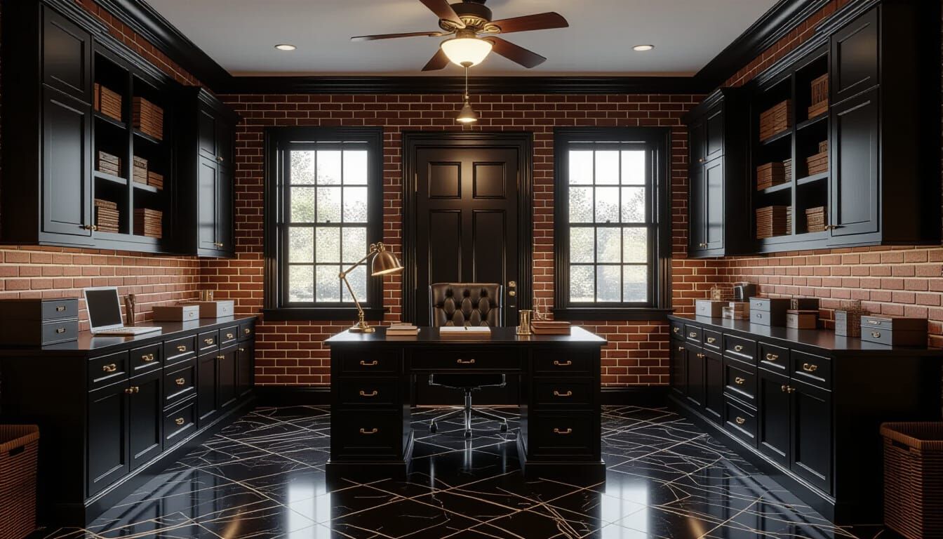 Victorian Workshop with Secret Door Digital Painting