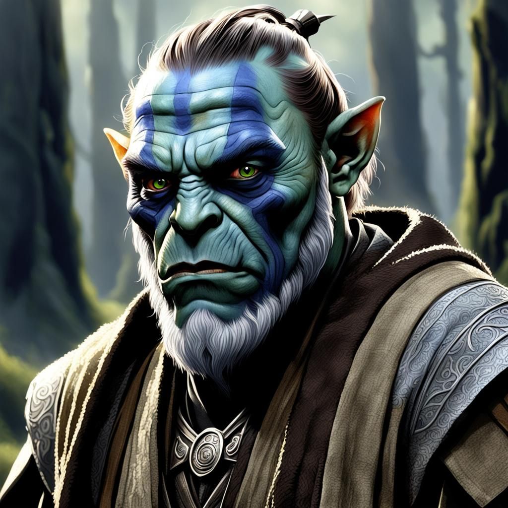 Orcish Obi-Wan Kenobi: A Fantasy Fusion