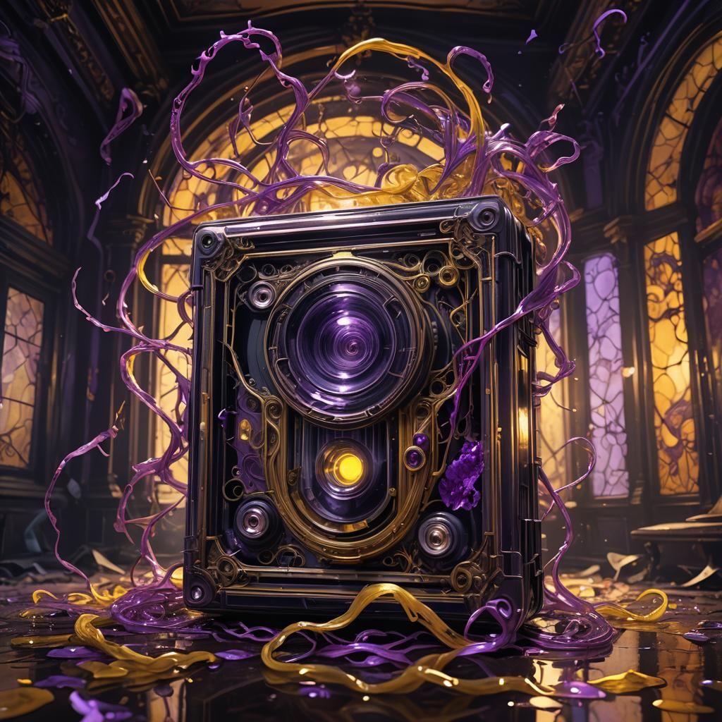 Ornate Glass Cassette in Abandoned Mansion