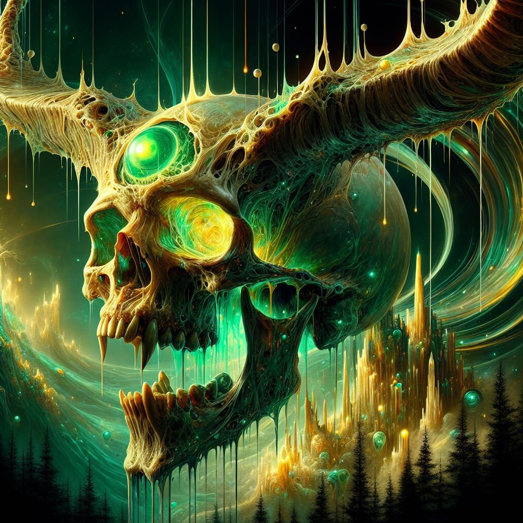 Mysterious Skull Radiates an Otherworldly Glow