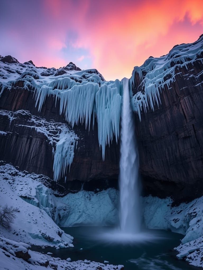Frozen Waterfall