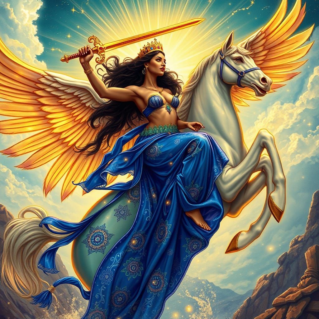 Ishtar, Radiant Queen of Heaven and Earth, Descends on Winge...