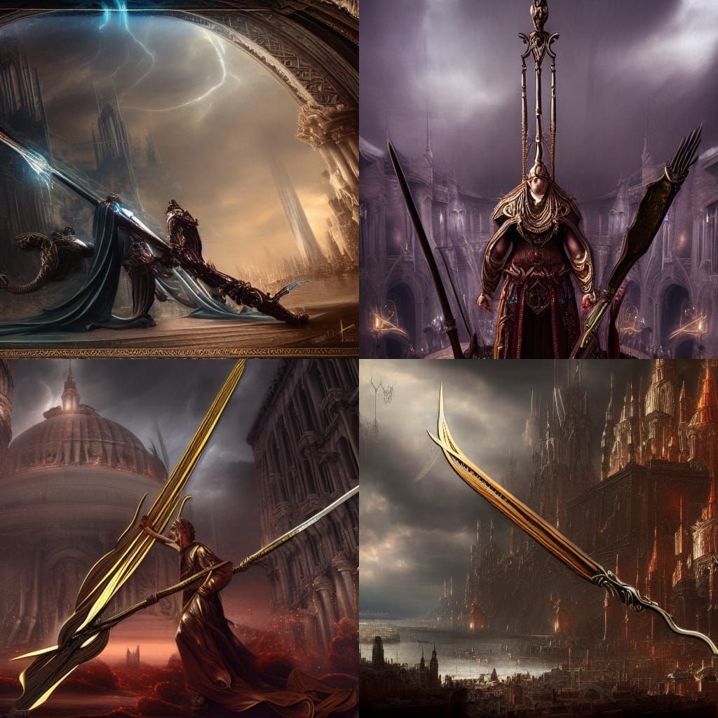 Spear of Longinus: Epic Digital Matte Painting