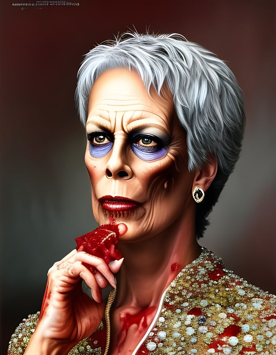 Zombie Jamie Lee Curtis