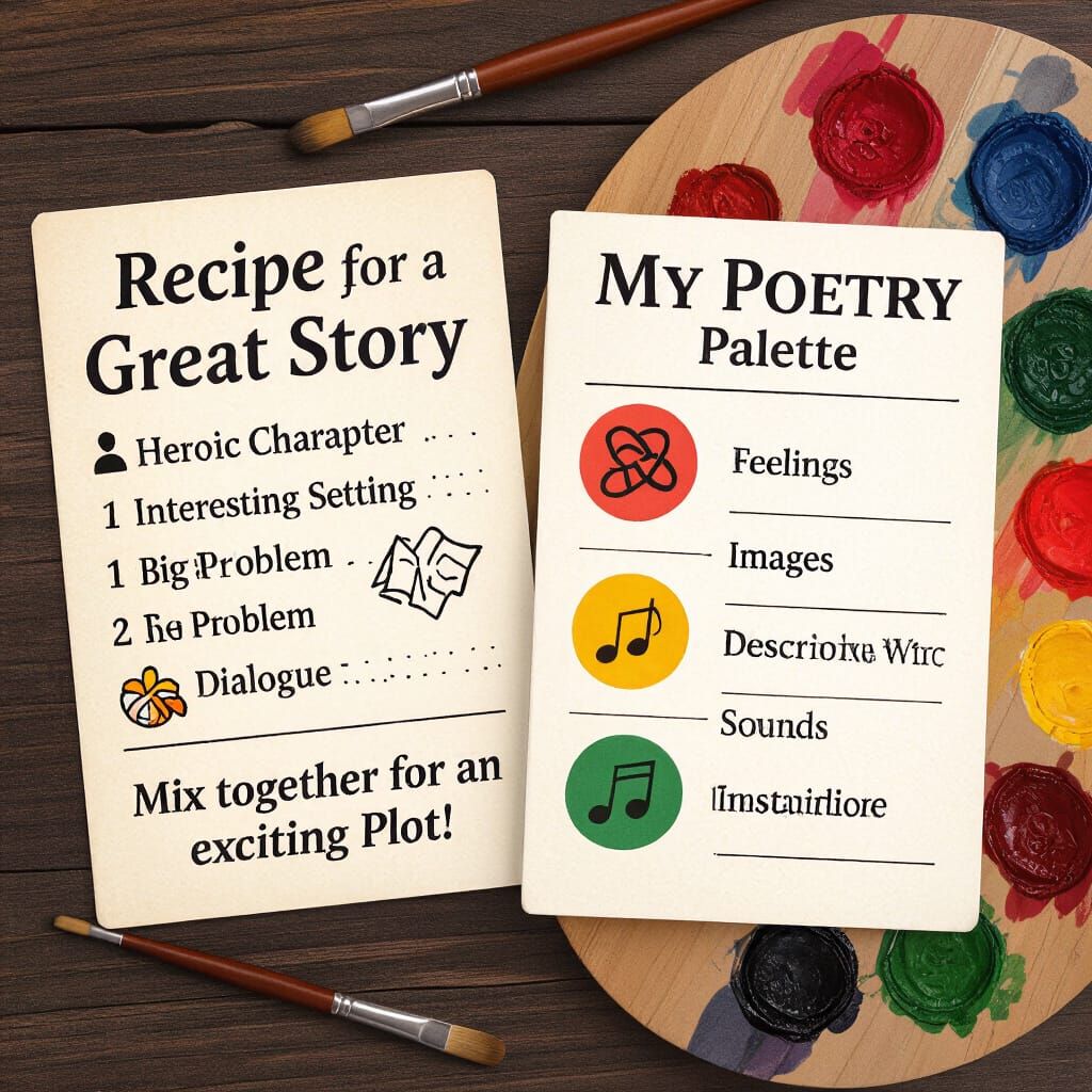 AI Art: Recipe for Story and Poetry Palette