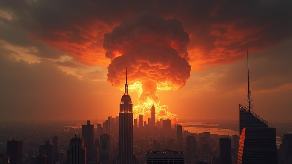 Nuclear Explosion Over New York City