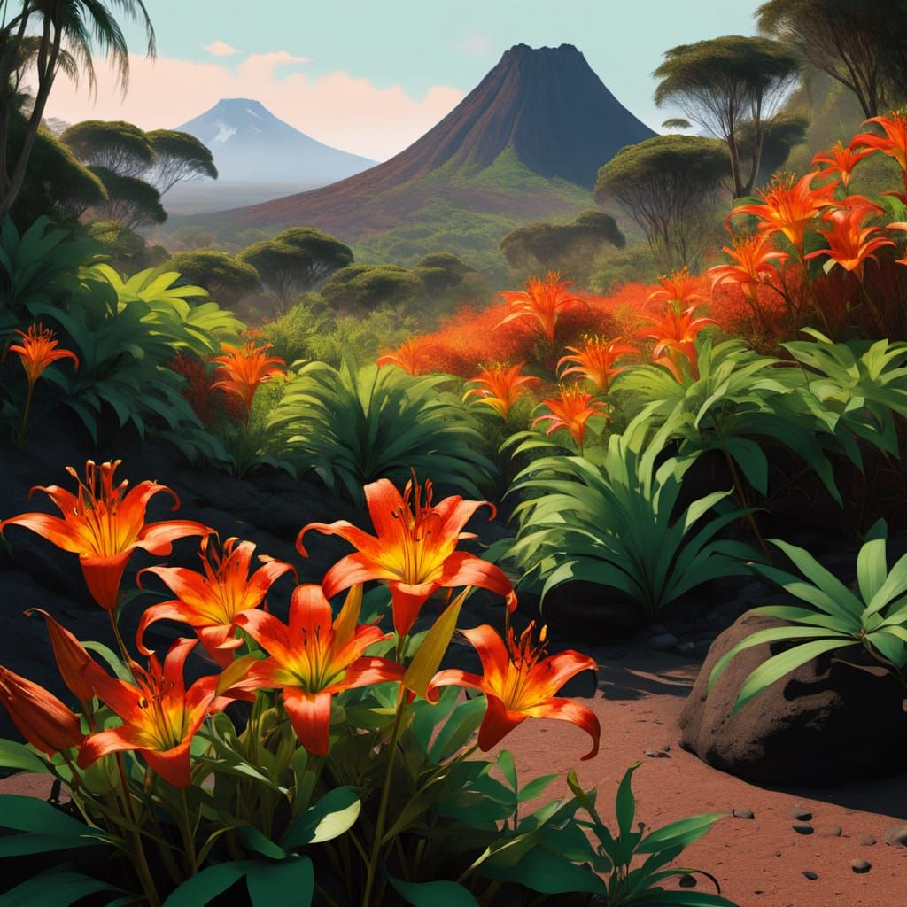 Deadfire Archipelago 
 
🏝️🔥 
 
“Secret Garden” x Gloriosa Superba (Flame Lily)
"A wildfire bloom, untamed and dangerou...