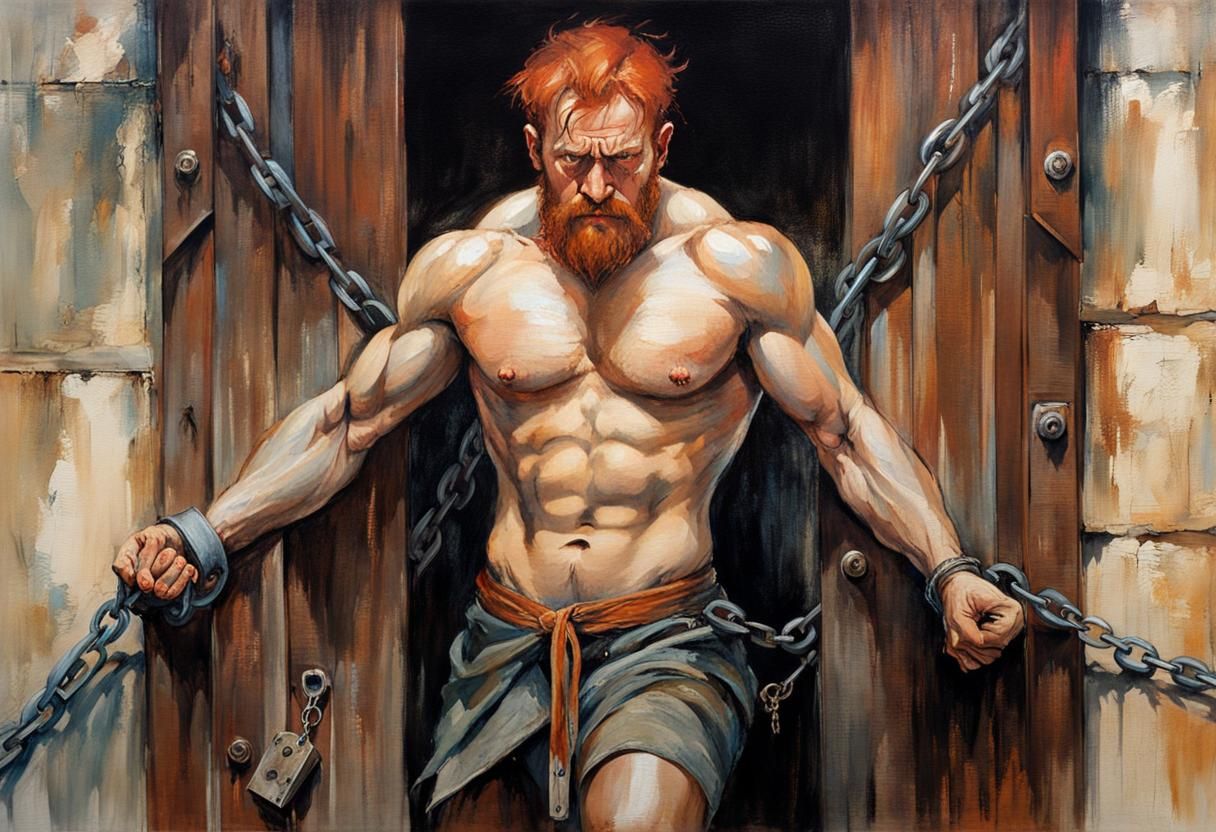 Hyperrealistic Battle Scene: Man Against Invading Army