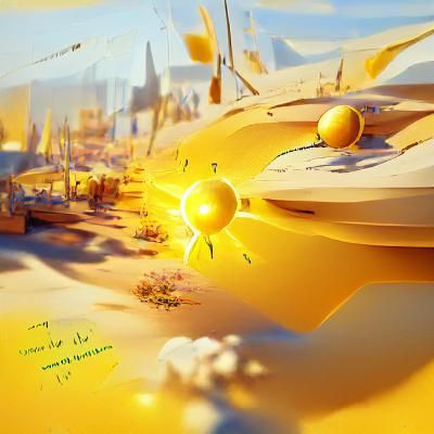 Radiant Burst of Sunshine: An AI Impression