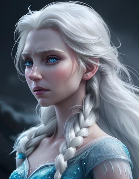 Elsa from Frozen 2 with Loose Hair