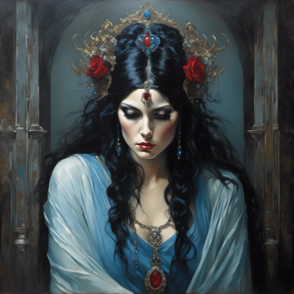 Woman Displaying Sadness and Depression