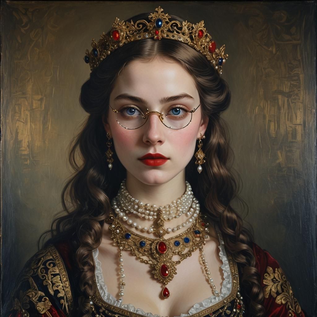 Renaissance Baroness Portrait in Dutch Masters Style