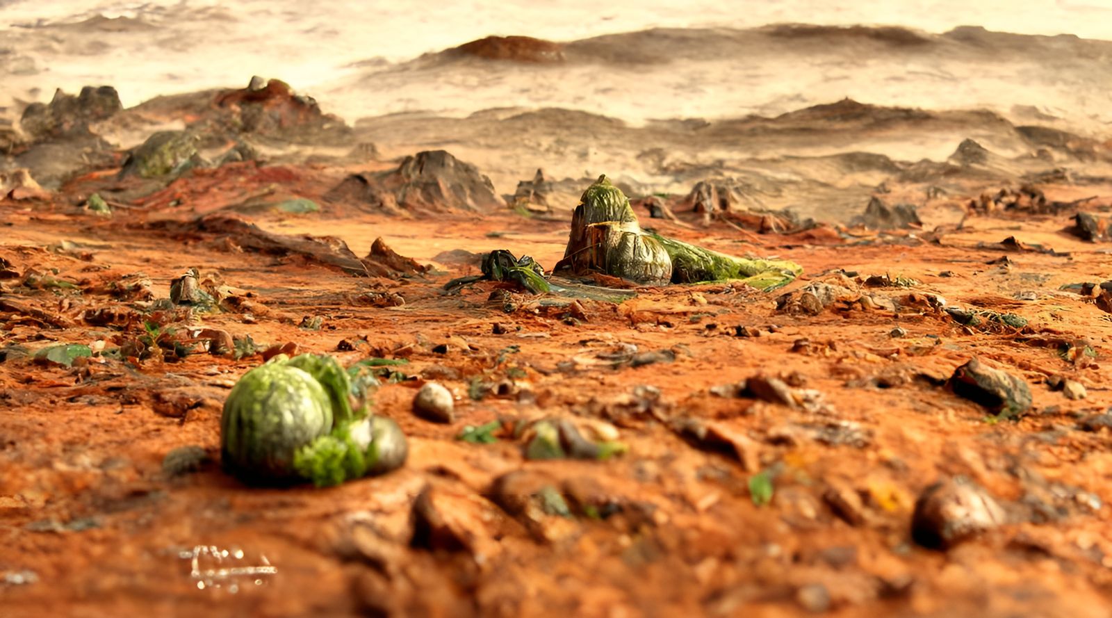 Martian Landscape Photography in 16K Resolution