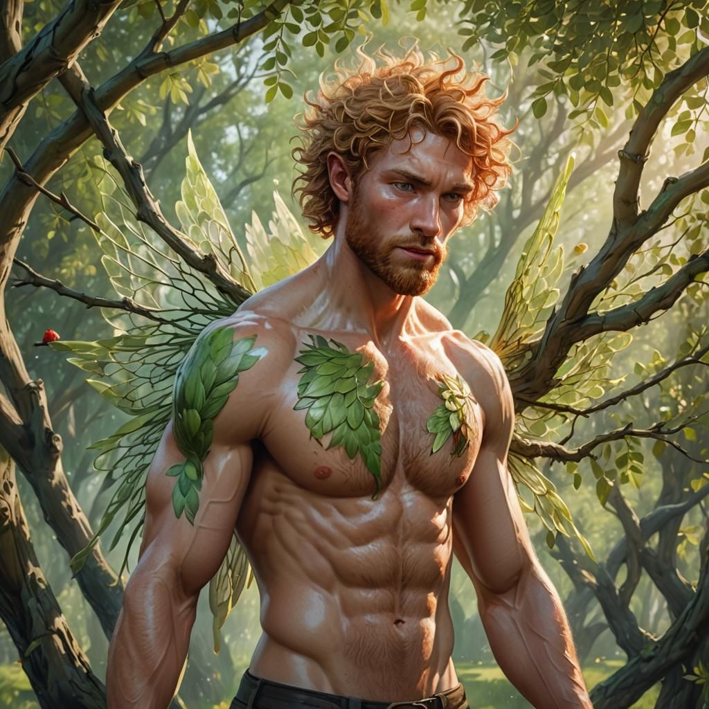 Surreal Scottish Mythical Fairy in Hyperrealistic Fantasy Ar...