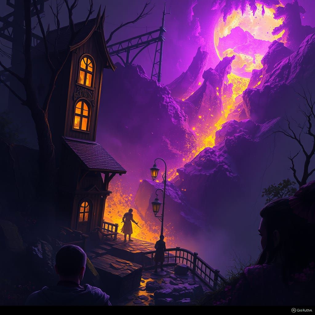 Dark Fantasy Art: Shutting Out Loneliness