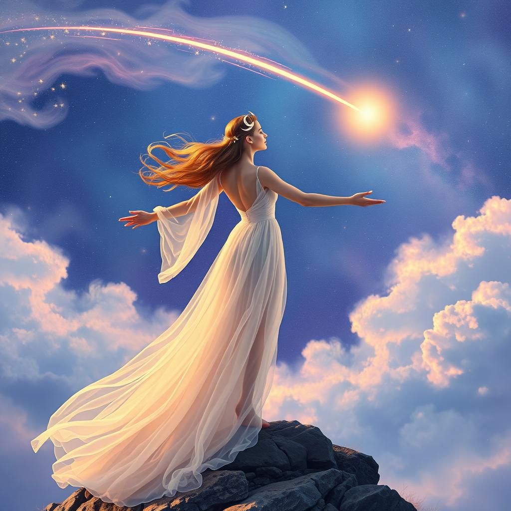 Angel in white
