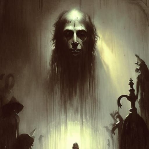 Papa Legba: A Dark Fantasy Horror Illustration
