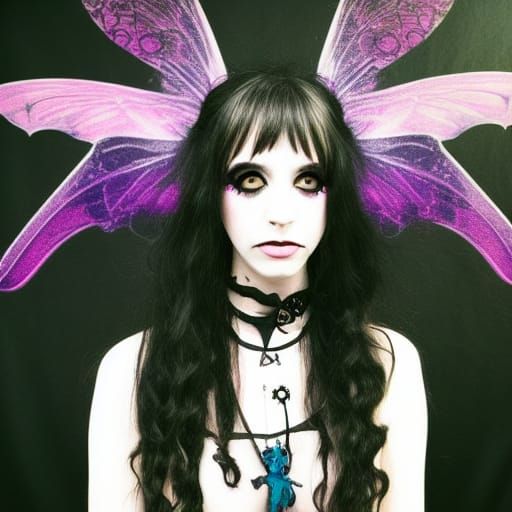 Faerie Archmage in Whimsy Goth Style